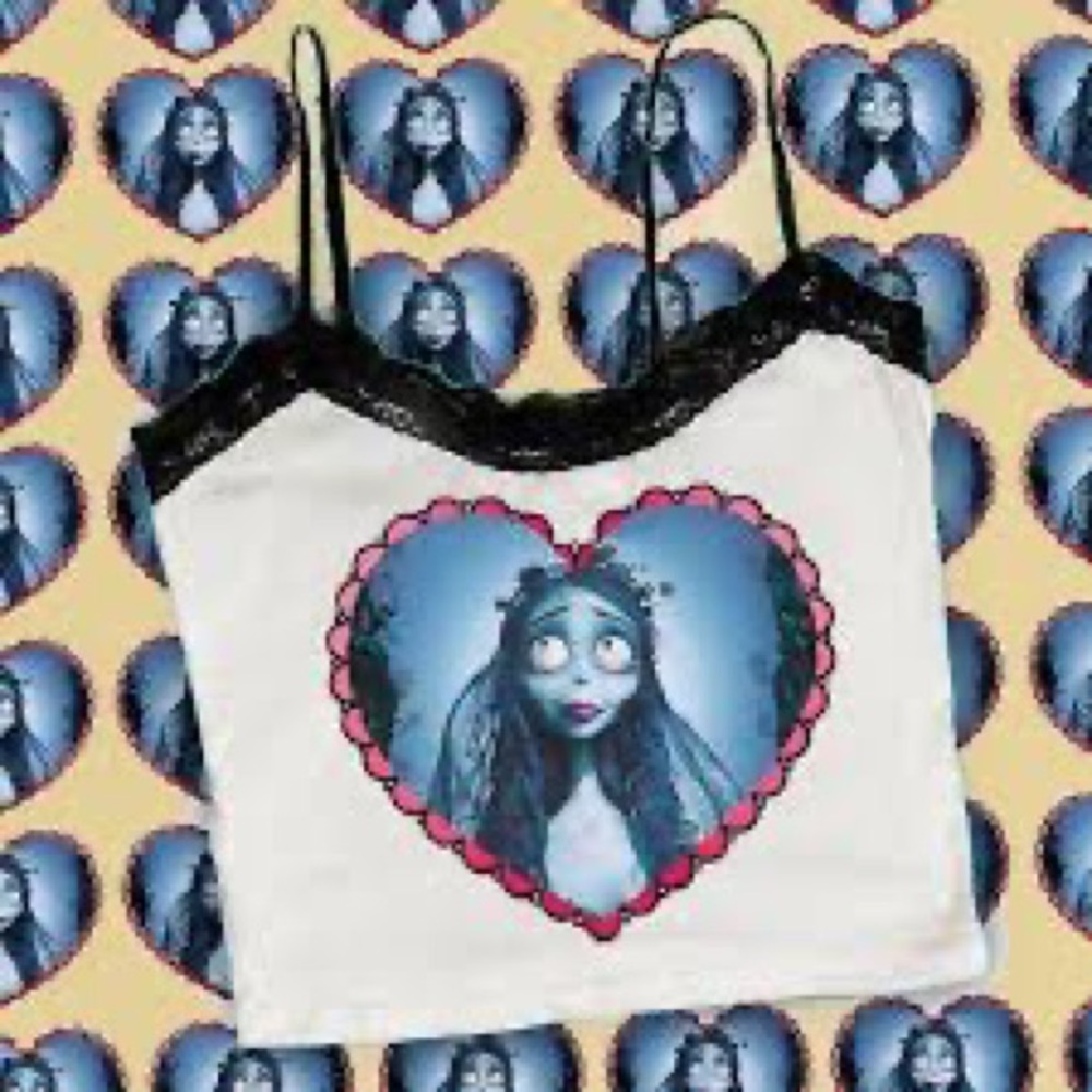 Vera’s Eyecandy Corpse Bride Emily Lace Tank